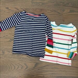 Lot of 2 Boden Kids Long Sleeve Tees - size 5/6